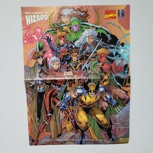 Wizard Marvel Comics Wildstorm X-Men 1997 Wildcats January Calendar Vintage Prom